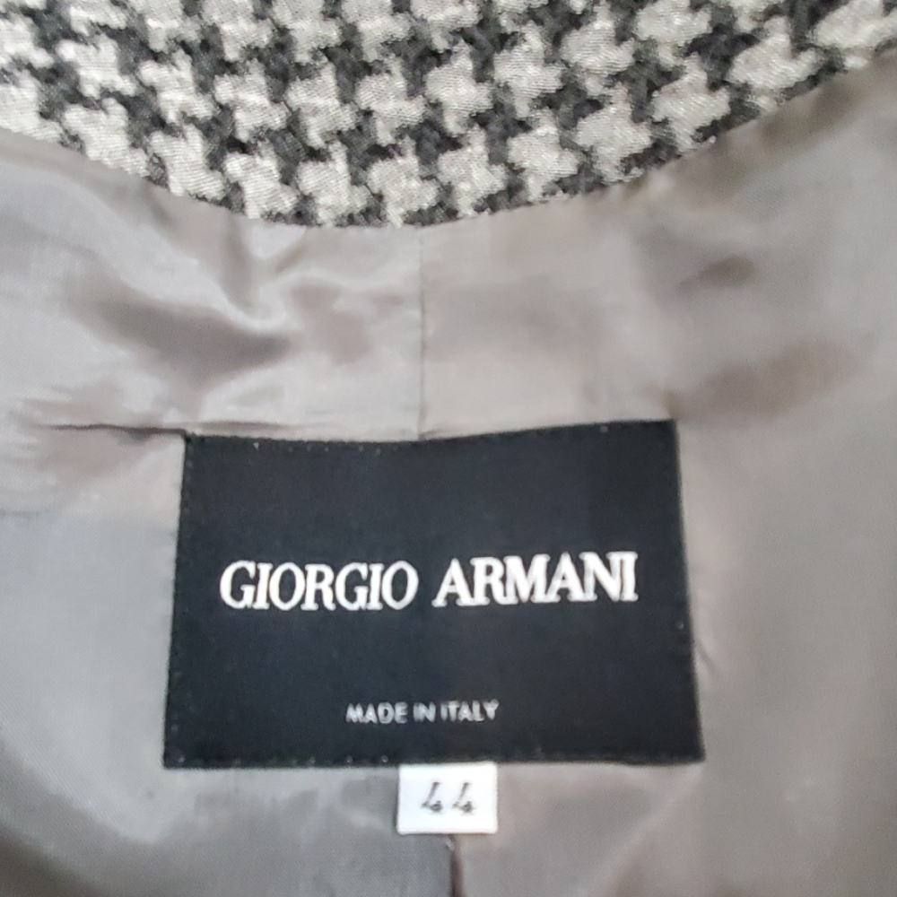Giorgio Armani Borgo 21 blazer jacket scarf 44 Eur - Picture 6 of 8